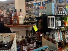 Liquor Store, Off-Market: Spirits shelving